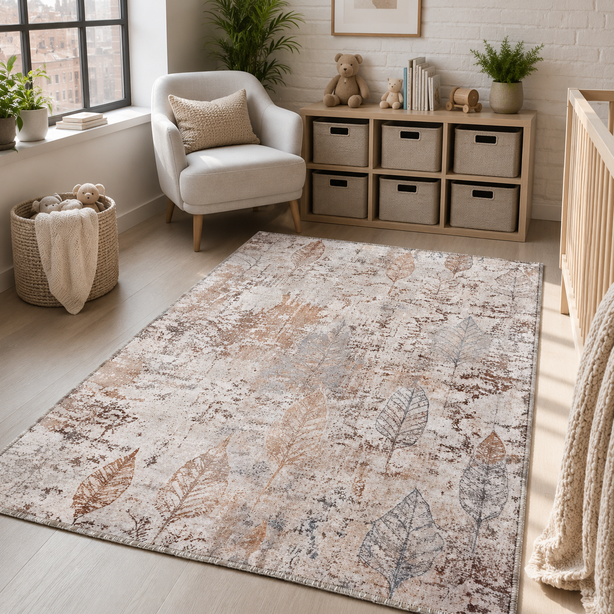 NH7013-T18-03 Tapis Modern Bursa — Brown