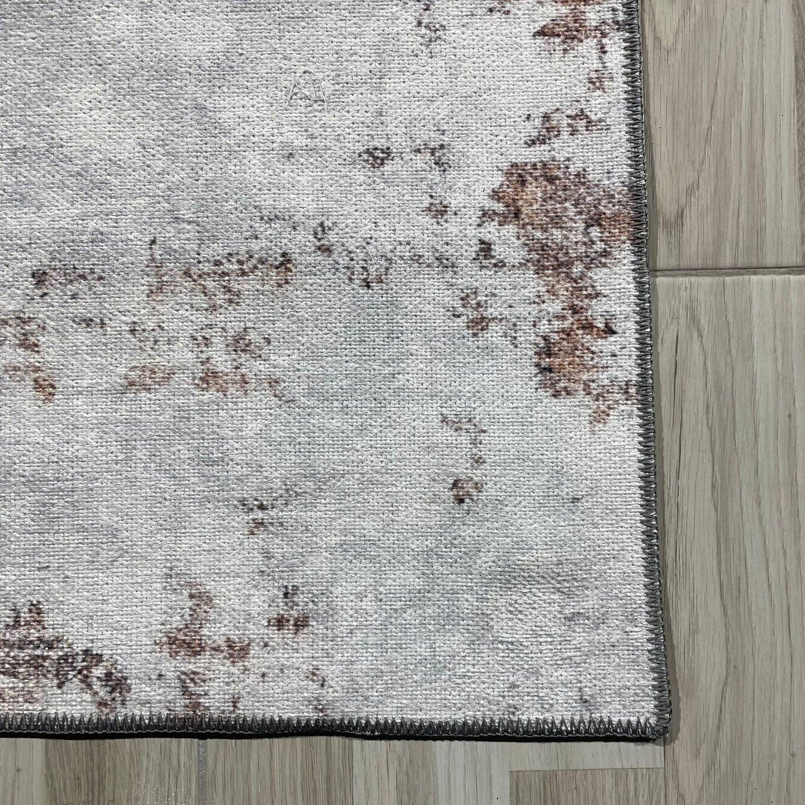 NH7014-T19-02 Tapis Modern Antalya — Navy & Brown