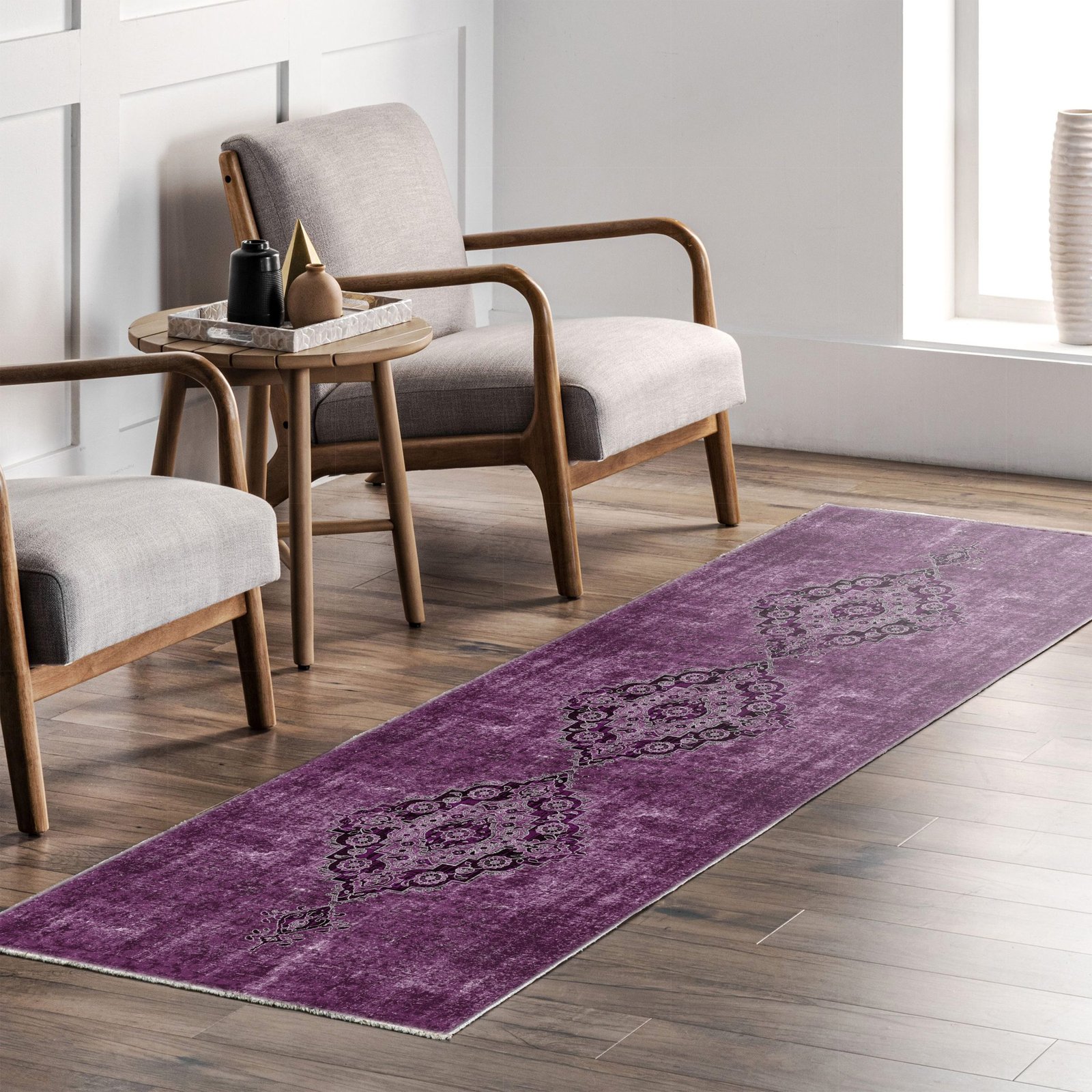 NH7017-T23-04 Tapis Ethnic Classic Vintage Aphrodisias — Purple
