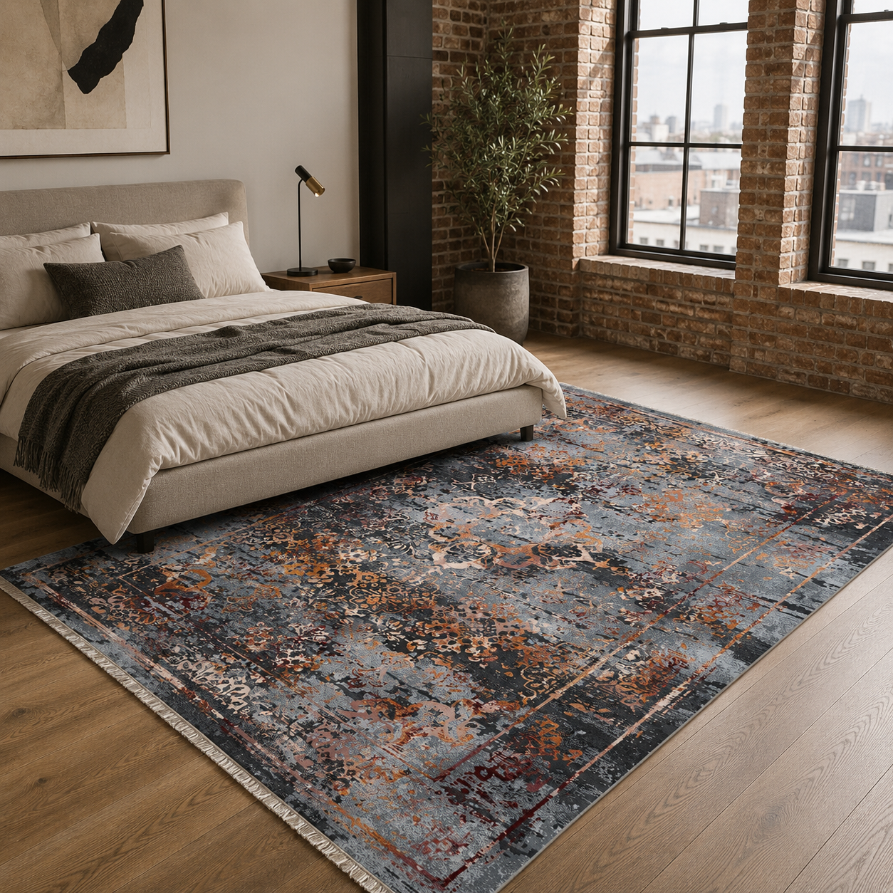 NH7022-14-02-01 Tapis Vintage Aspendos — Silver