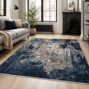 Tapis Vintage Side — Navy