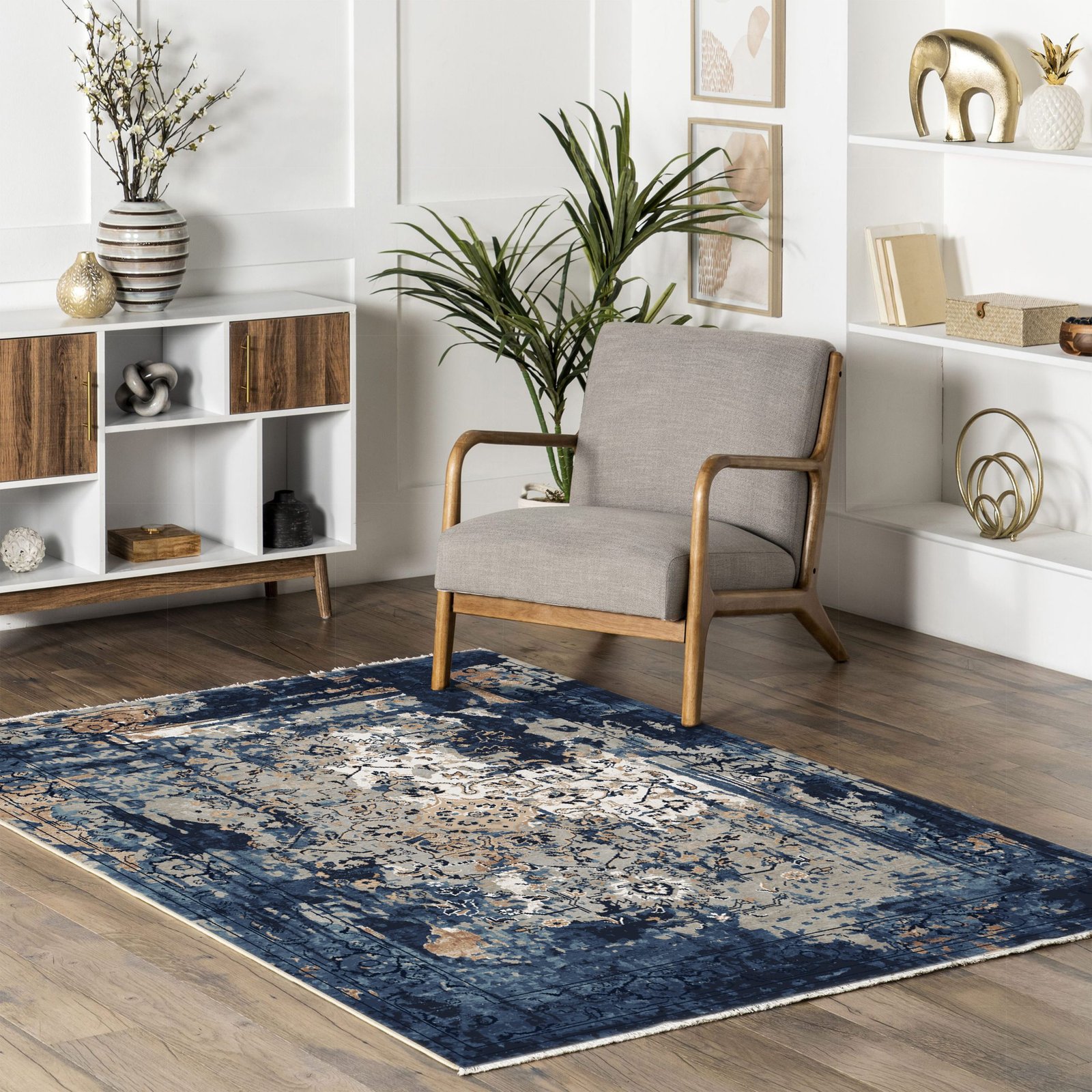 NH7023-15-03-04 Tapis Vintage Side — Navy
