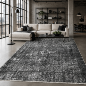Tapis Vintage Urfa — Anthracite