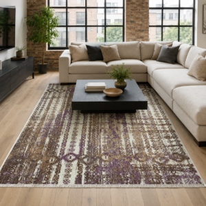 Tapis Ethnic Ortahisar — Purple