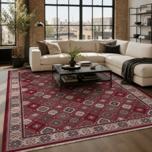 Tapis Ethnic Classic Avanos — Burgundy