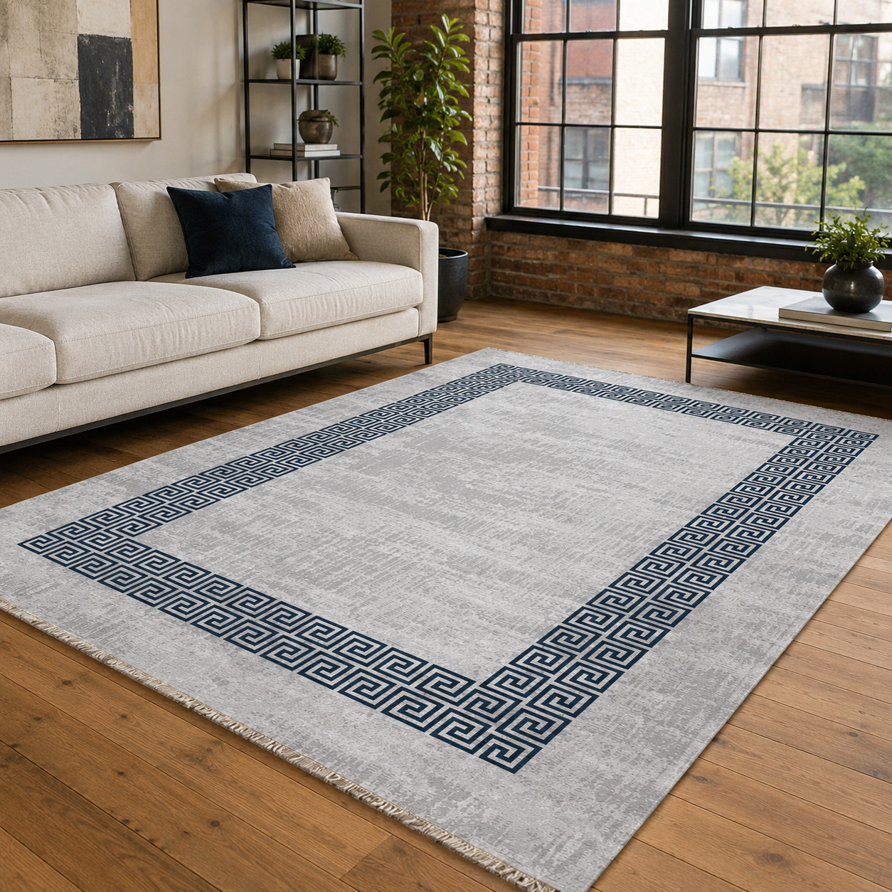 NH7051-380-01-01 Tapis Classic Modern Side — Silver