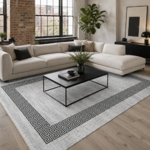 Tapis Classic Modern Belek — Silver