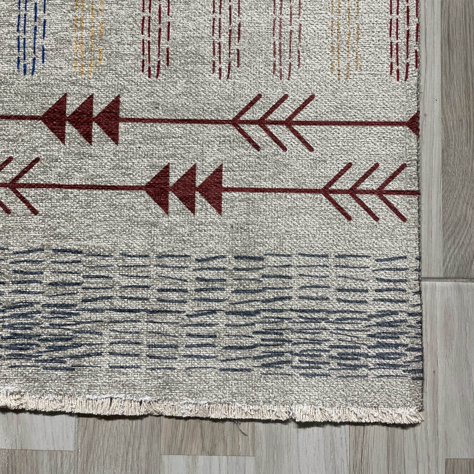 NH7058-389-01-02 Tapis Ethnic Zelve — Brown