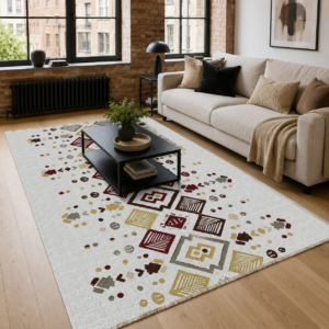 Tapis Ethnic Çavusin — Gold