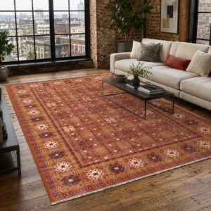 Tapis Ethnic Kayseri — Terracotta