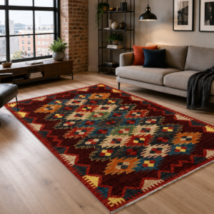 Tapis Ethnic Classic Erzurum — Burgundy
