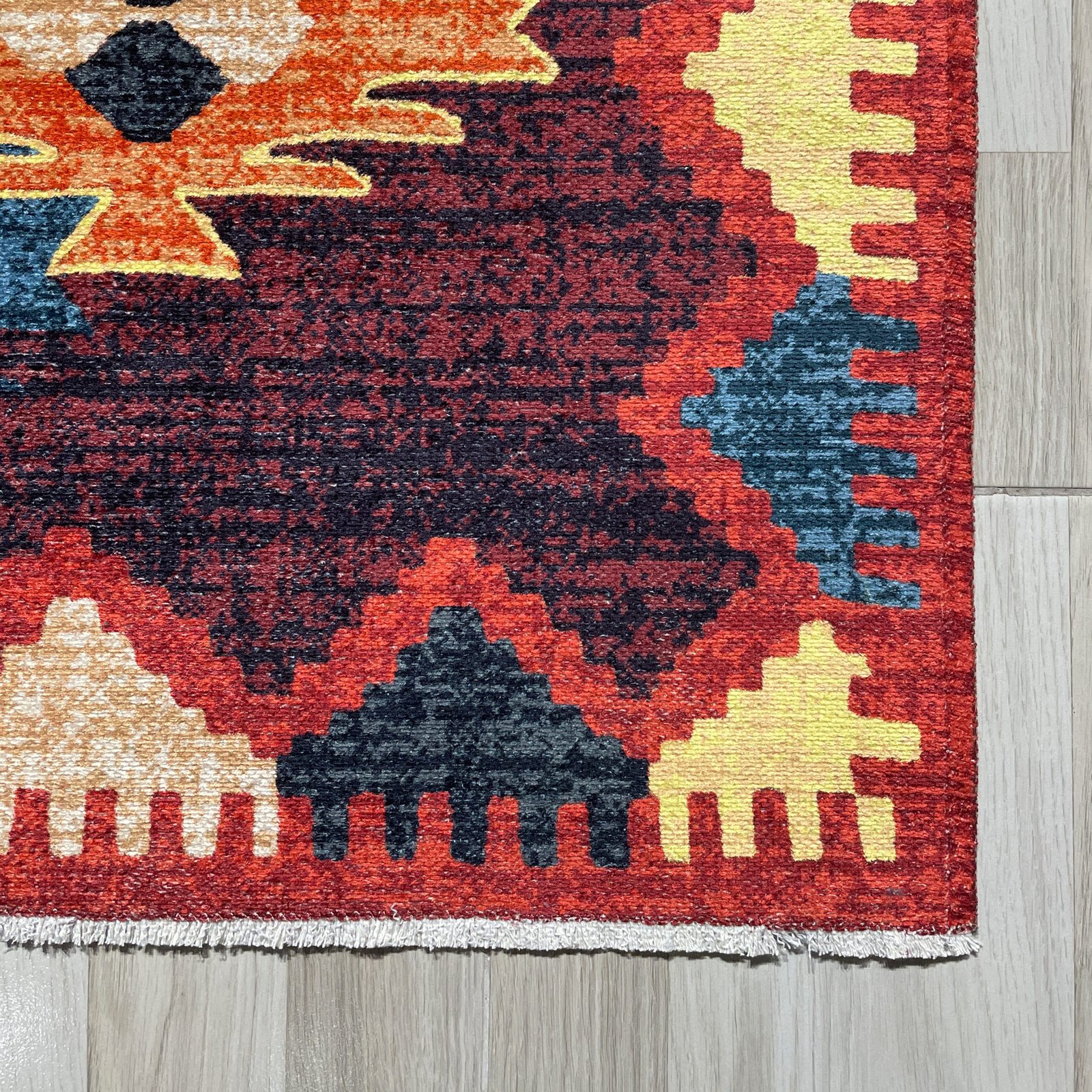 NH7066-441-01-02 Tapis Ethnic Classic Erzurum — Burgundy
