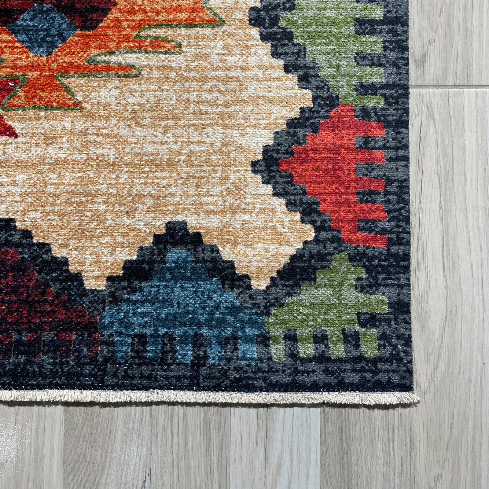 NH7067-441-02-02 Tapis Ethnic Classic Diyarbakir — Navy