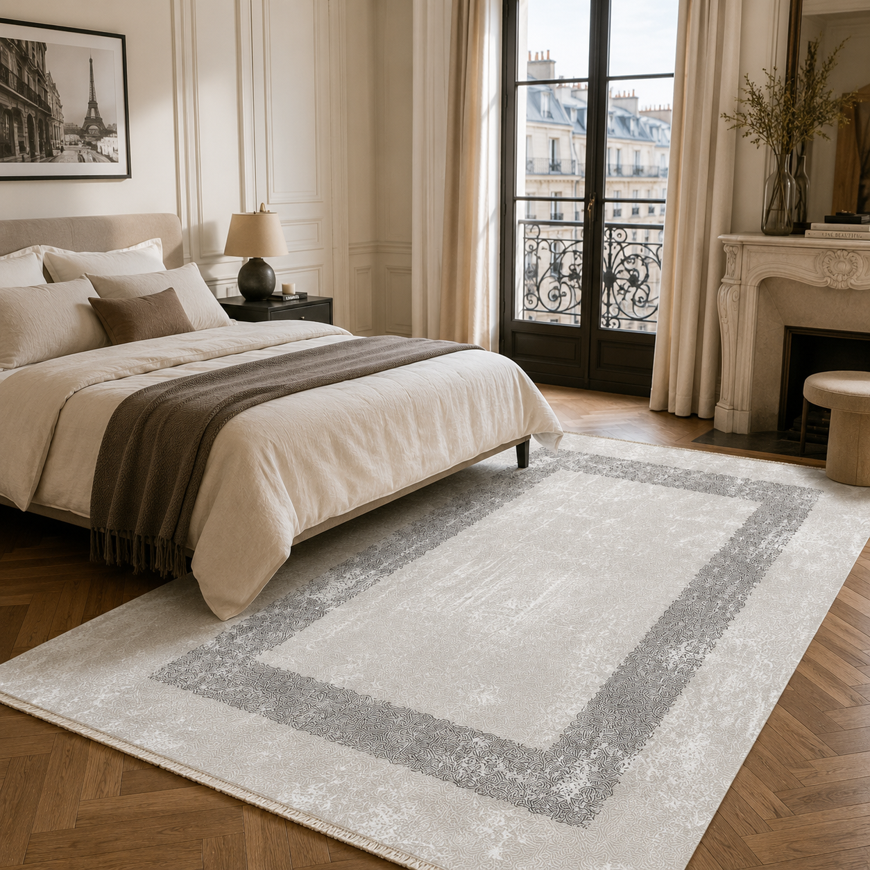 NH7074-469-01-04 Tapis Modern Cirali — Silver