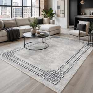 Tapis Modern Kalkan — Silver