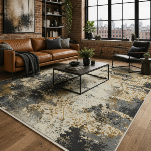 Tapis Modern Tarabya — Gold