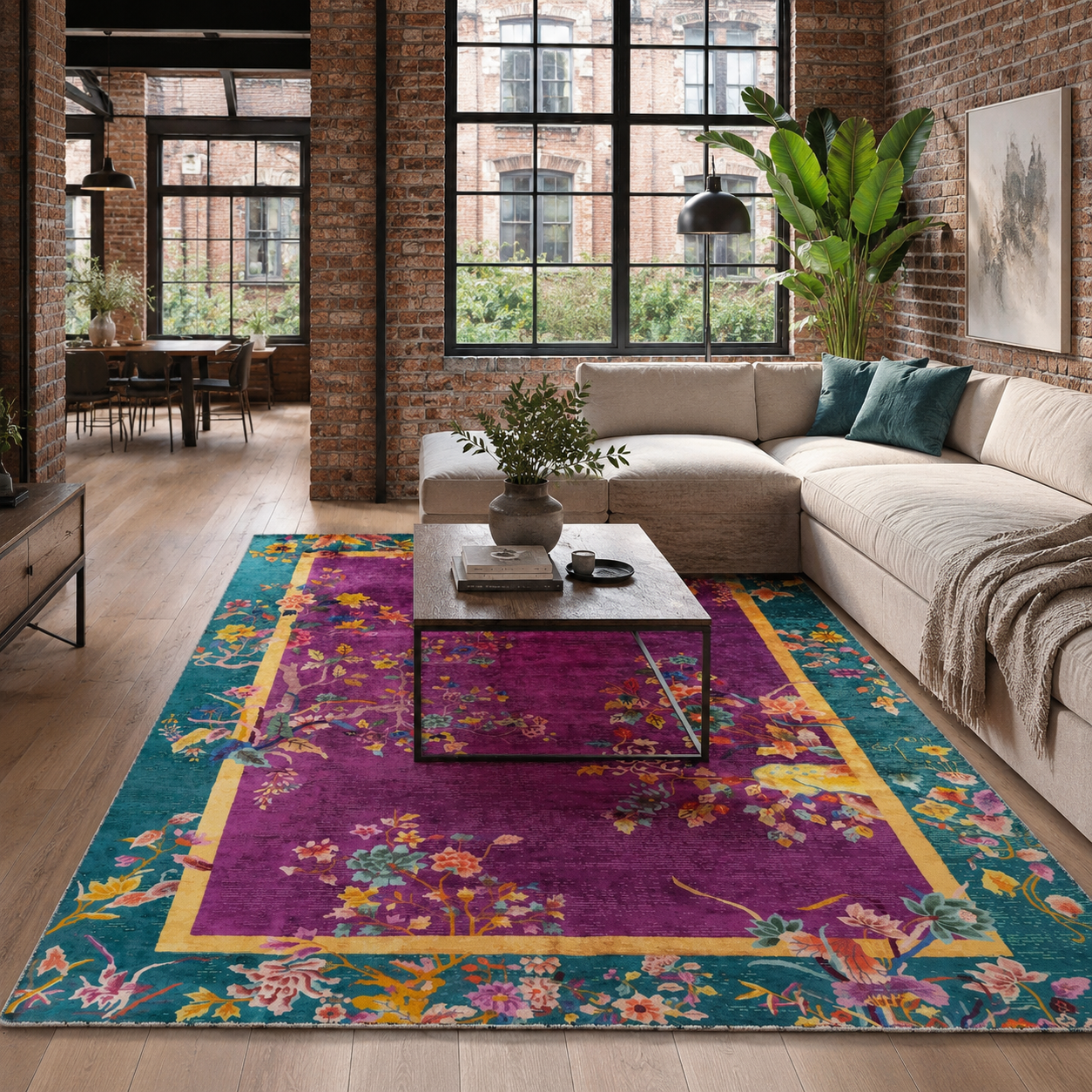 NH7115-DESIGN-01 Tapis Classic Sublime — Purple