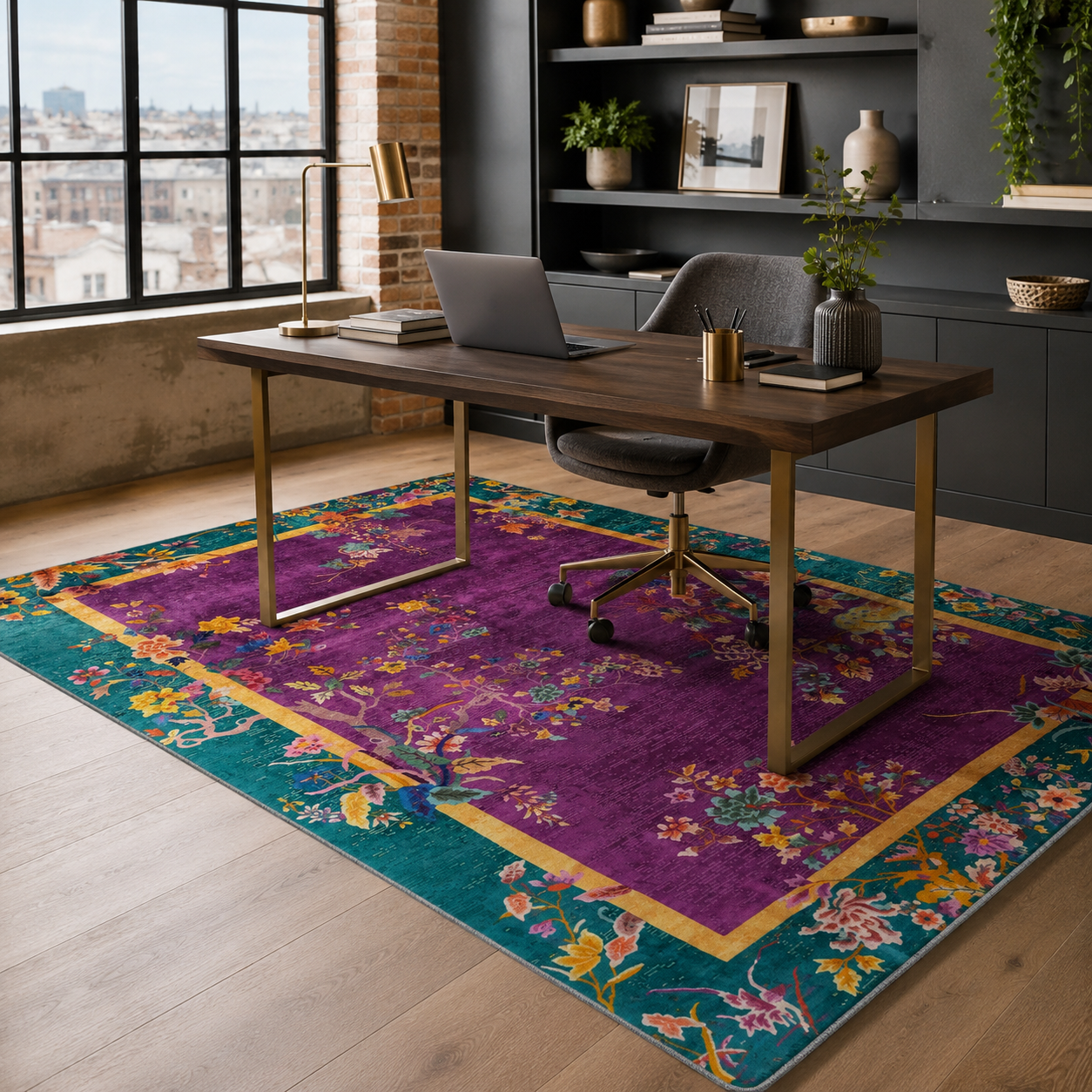 NH7115-DESIGN-03 Tapis Classic Sublime — Purple