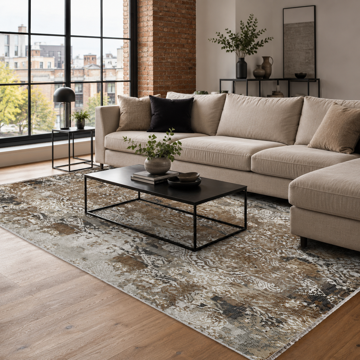 NH7132-31-01-01 Tapis Classic Vintage Anatolie 3 — Brown