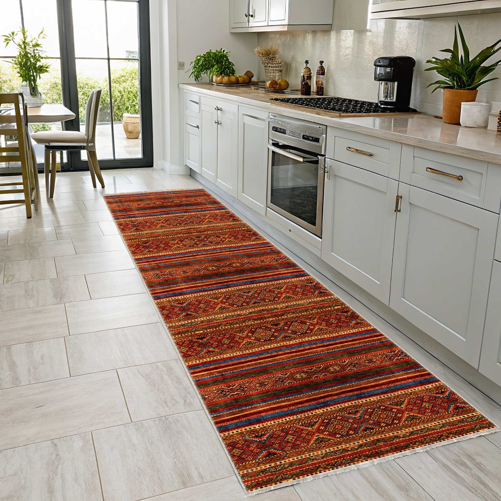 NH7133-3022-01-04 Tapis Ethnic Classic Vintage Cappadoce 3 — Burgundy