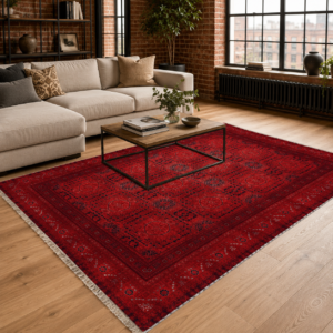 Tapis Ethnic Classic Vintage Milet 3 — Burgundy
