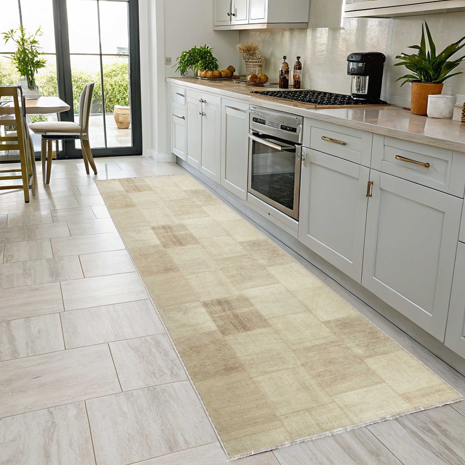 NH7139-3021-01-04 Tapis Ethnic Classic Vintage Pergame 3 — White