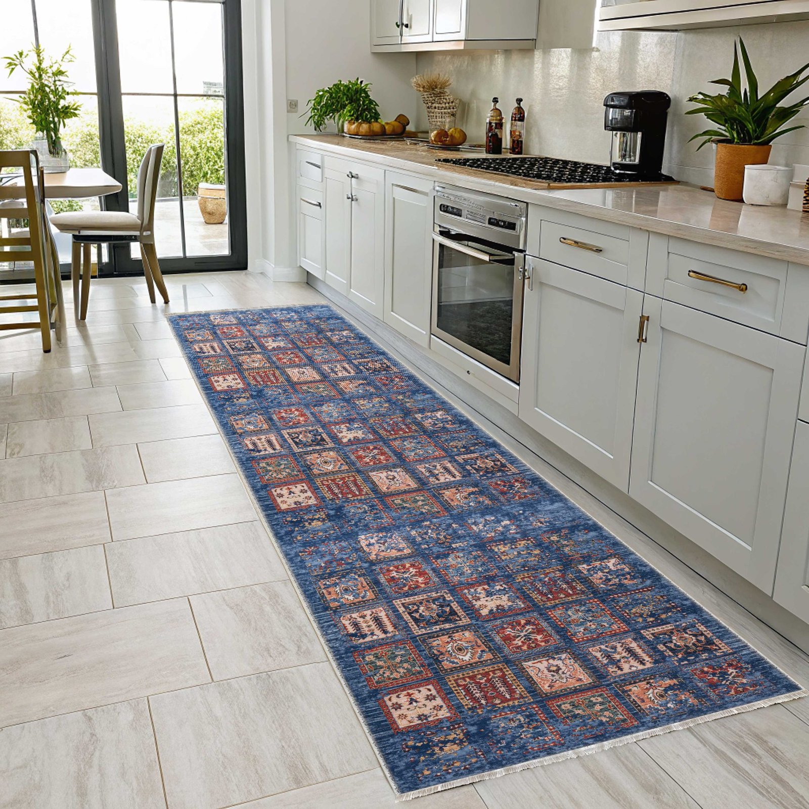NH7147-3005-01-04 Tapis Ethnic Classic Vintage Phaselis 3 — Navy