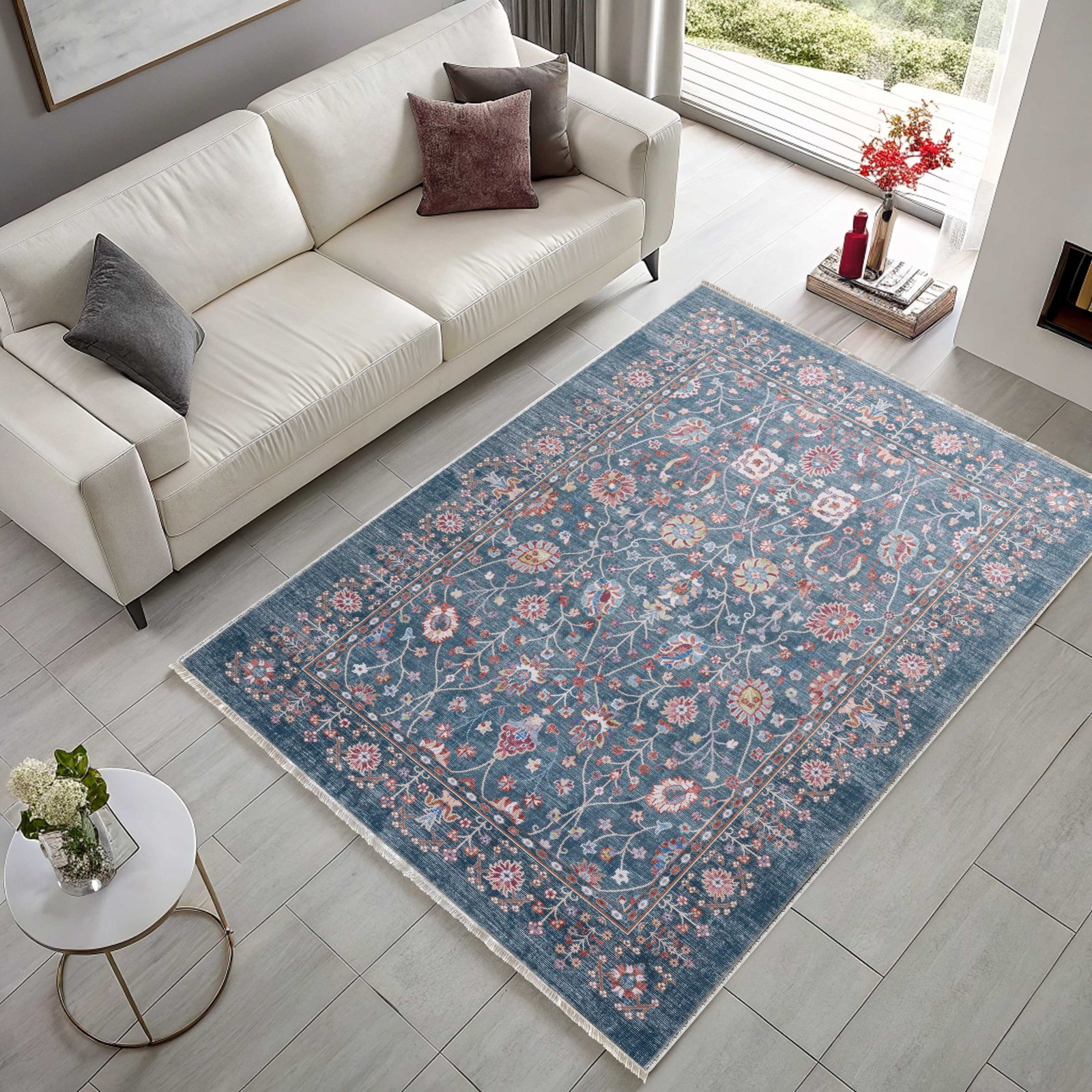 NH7150-3002-01-02 Tapis Ethnic Classic Vintage Harran 3 — Navy