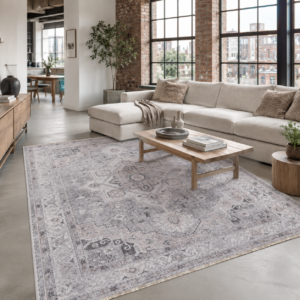 Tapis Ethnic Classic Vintage Mardin 3 — Silver