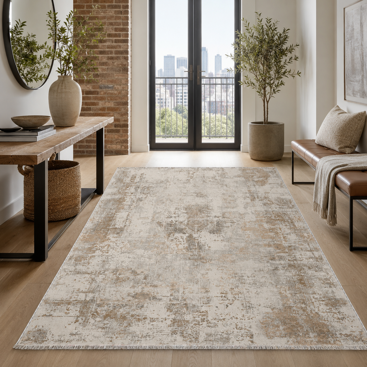 NH7153-485-01-03 Tapis Ethnic Classic Vintage Antakya 3 — Brown