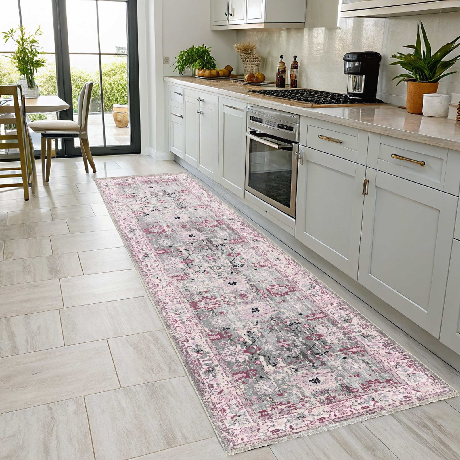 NH7156-2220-02-04 Tapis Ethnic Classic Vintage Kars 3 — Fuchsia