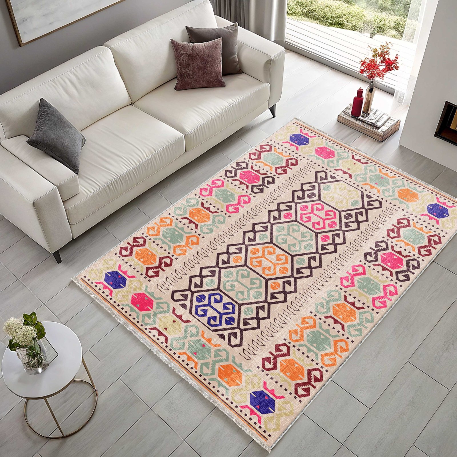 NH7162-347-02 Tapis Ethnic Classic Uçhisar 3 — Fuchsia