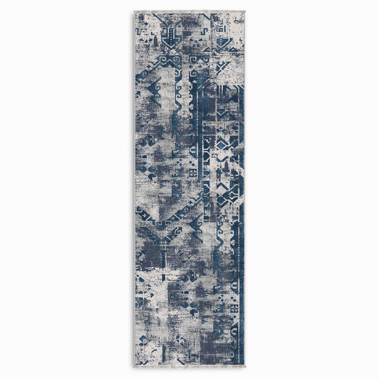 NH7164-493-04 Tapis Geometric Modern Kitchen Symétrie — Navy