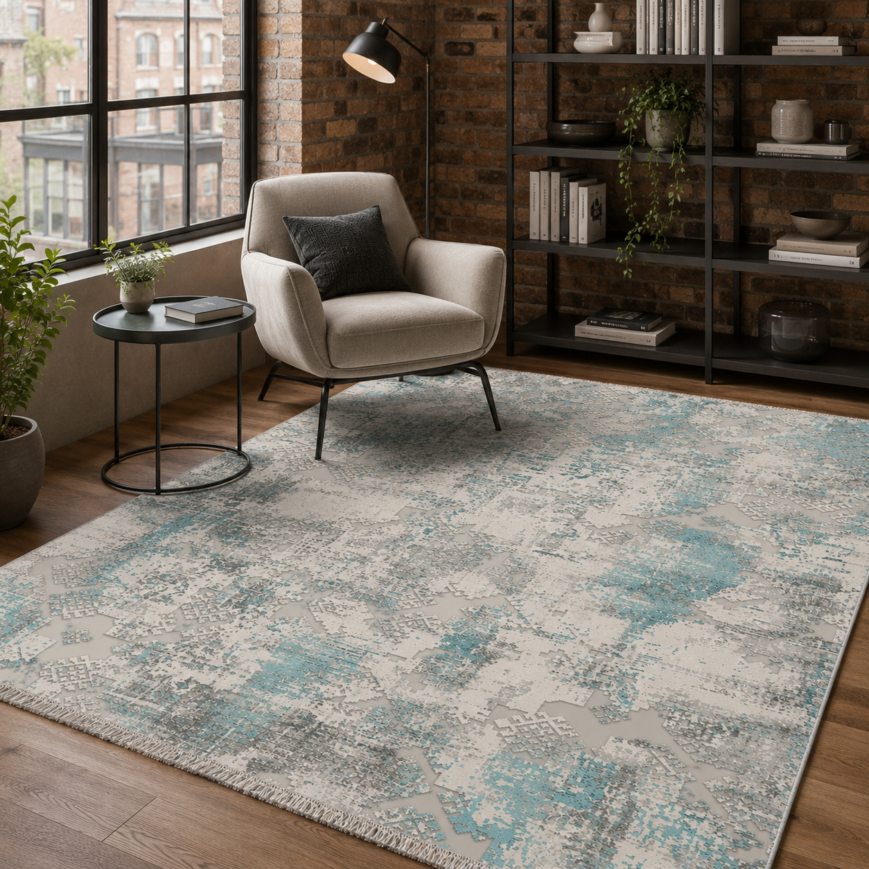 NH7165-491-03 Tapis Ethnic Classic Kitchen Ortahisar 3 — Navy